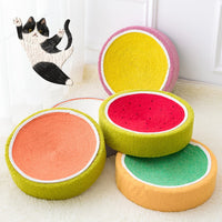 HKM-179603 Large Corrugated Cat Scratch Board & Paper Bowl for Claw Grinding and Sleeping