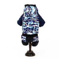 HKM-1796157 Dog Hooded Cotton Jacket with Camouflage Patterns in Multiple Sizes