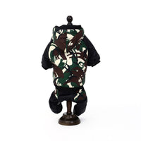 HKM-1796157 Dog Hooded Cotton Jacket with Camouflage Patterns in Multiple Sizes