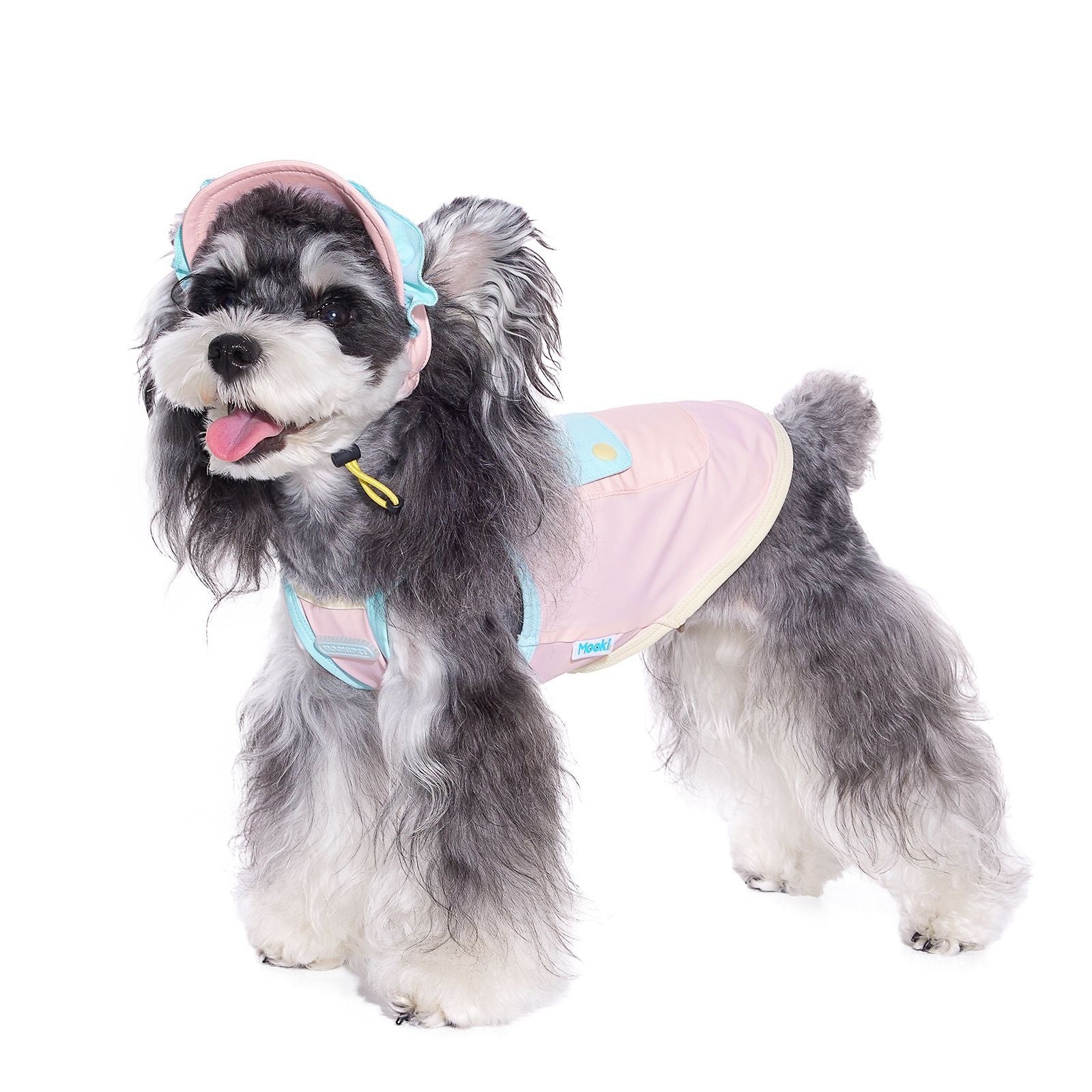 HKM-1796285 Small Dog Summer Casual Clothes in Pink for Bichon and Other Breeds, Comfortable Nylon-Spandex Blend