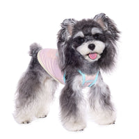 HKM-1796285 Small Dog Summer Casual Clothes in Pink for Bichon and Other Breeds, Comfortable Nylon-Spandex Blend