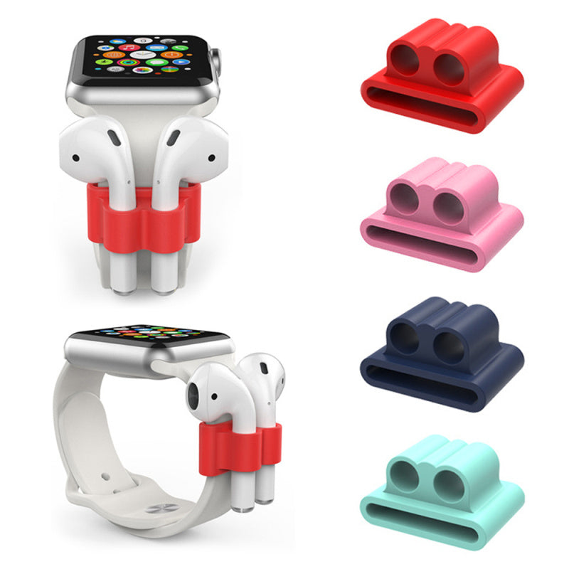 HKM-179667 Silicone Protective Sleeve for Earphones - Simple Solid Color Design