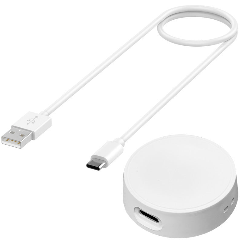 HKM-179667 Wireless Charger Base for Watch 6 and 5 Pro - White or Black Options Available with Type C Line