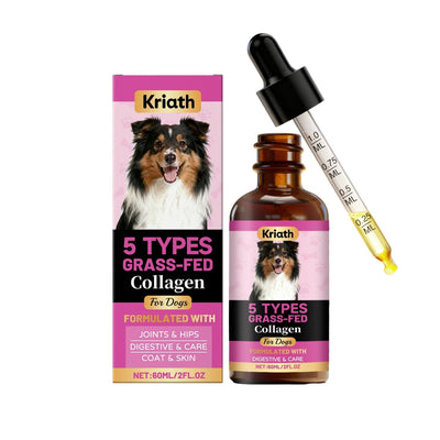HKM-1797565 Comprehensive Dog Collagen Drops with Probiotics and Joint Support Ingredients