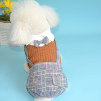 HKM-1798077 Orange and Dark Blue Cotton Dog Shirt ¨C Available in Sizes S to 2XL