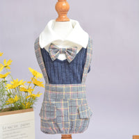 HKM-1798077 Orange and Dark Blue Cotton Dog Shirt ¨C Available in Sizes S to 2XL