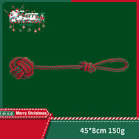 HKM-1798333 Interactive Cotton Rope Knot Toy for Dogs - Dental Cleaning and Chewing Fun