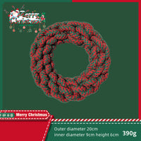 HKM-1798333 Interactive Cotton Rope Knot Toy for Dogs - Dental Cleaning and Chewing Fun