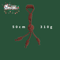 HKM-1798333 Interactive Cotton Rope Knot Toy for Dogs - Dental Cleaning and Chewing Fun