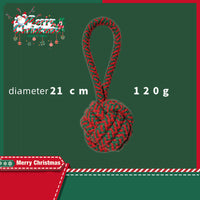 HKM-1798333 Interactive Cotton Rope Knot Toy for Dogs - Dental Cleaning and Chewing Fun