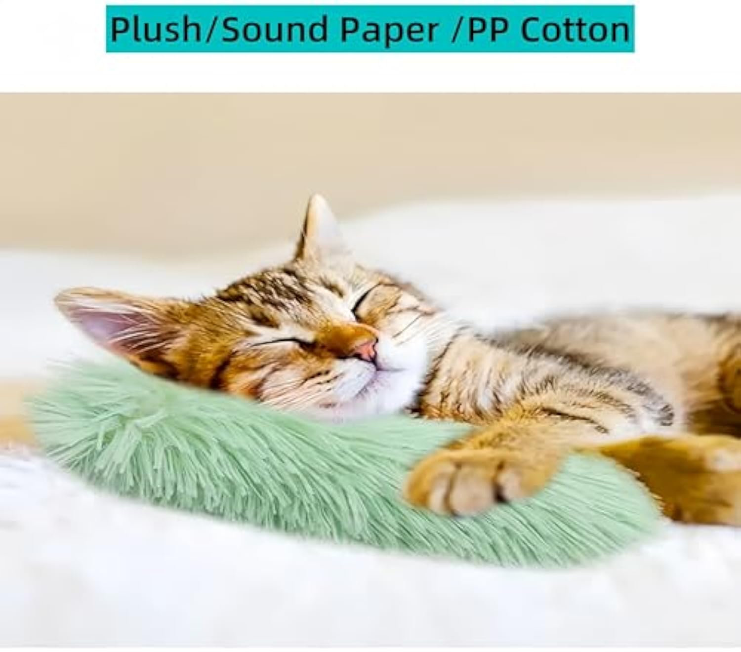 HKM-1798973 Interactive Cat Pillows with Catnip and Crinkle Sound for Indoor Play and Stress Relief