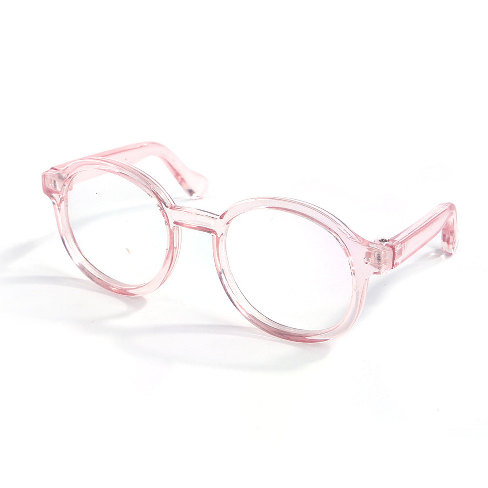 HKM-1799101 Stylish Plastic Transparent Cat Glasses in Multiple Colors
