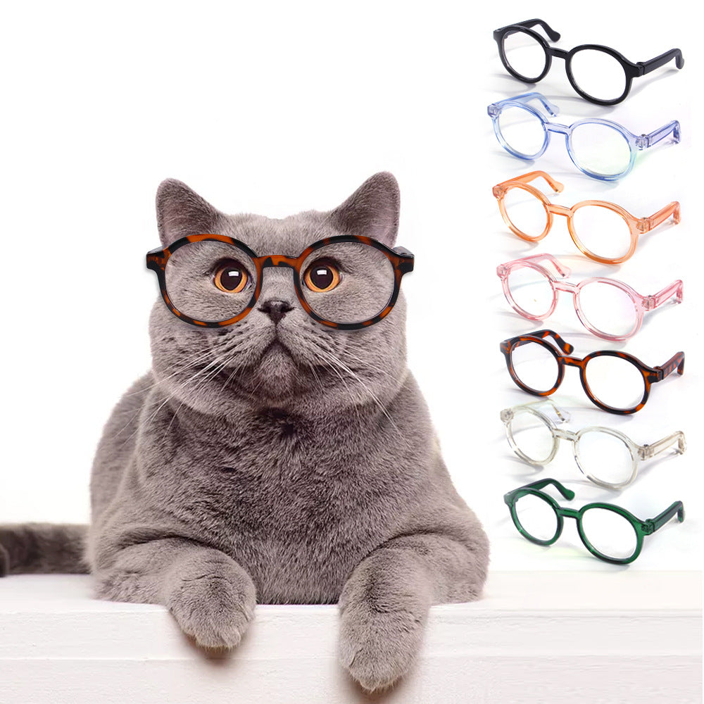 HKM-1799101 Stylish Plastic Transparent Cat Glasses in Multiple Colors