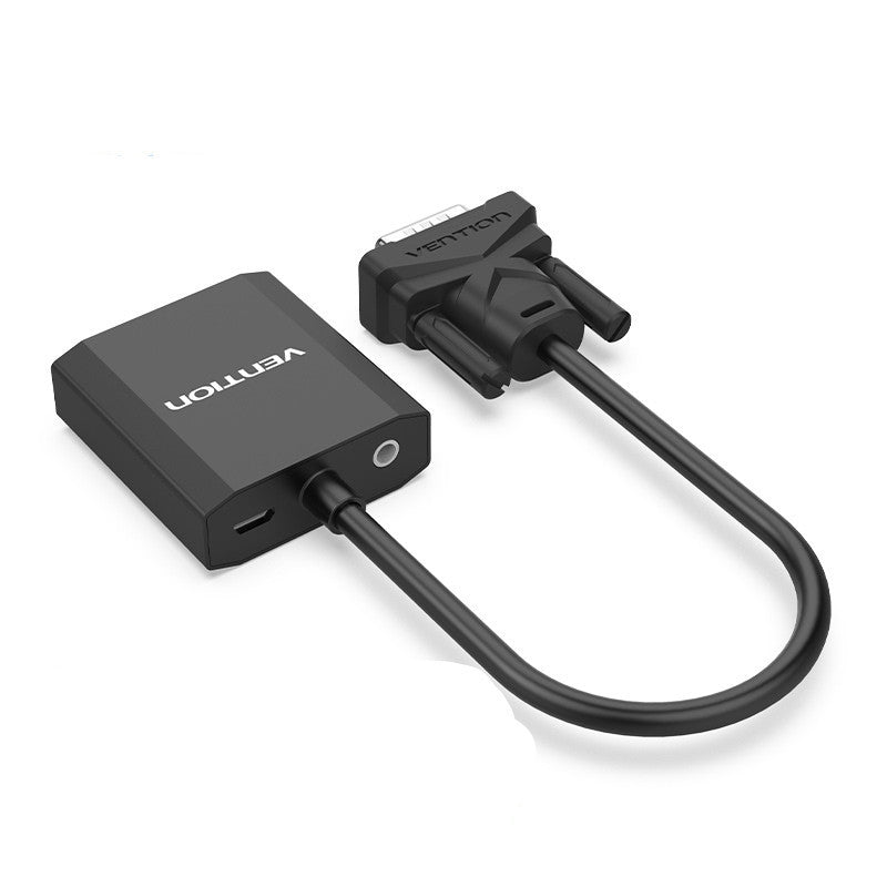 HKM-179987 HDMI Converter Adapter Cable for Computer, TV, Projector - 25cm Length with Audio Support