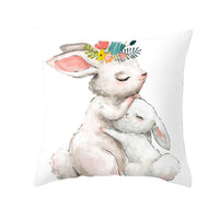 HKM-179987 Scandinavian Style Peach Skin Pillowcase in White - 45x45cm