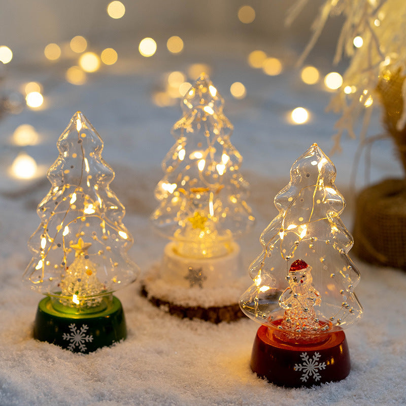 HKM-180051 Christmas Table and Window Decoration Night Lights - Various Designs Including Angel, Tree, Snowman, and More