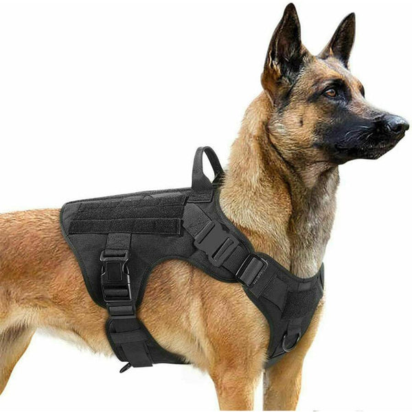 HKM-180115 Adjustable Tactical Dog Harness for German Shepherds - Durable and Comfortable Pet Gear