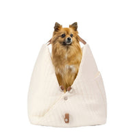 HKM-1801533 Large Capacity Striped Pet Outing Bag - Nylon, Medium Softness, Multiple Colors Available