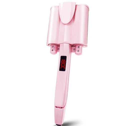 HKM-180243 Omelet Head Curling Iron with 21mm-30mm Tourmaline Ceramic Barrel and Temperature Control for Wet and Dry Hair