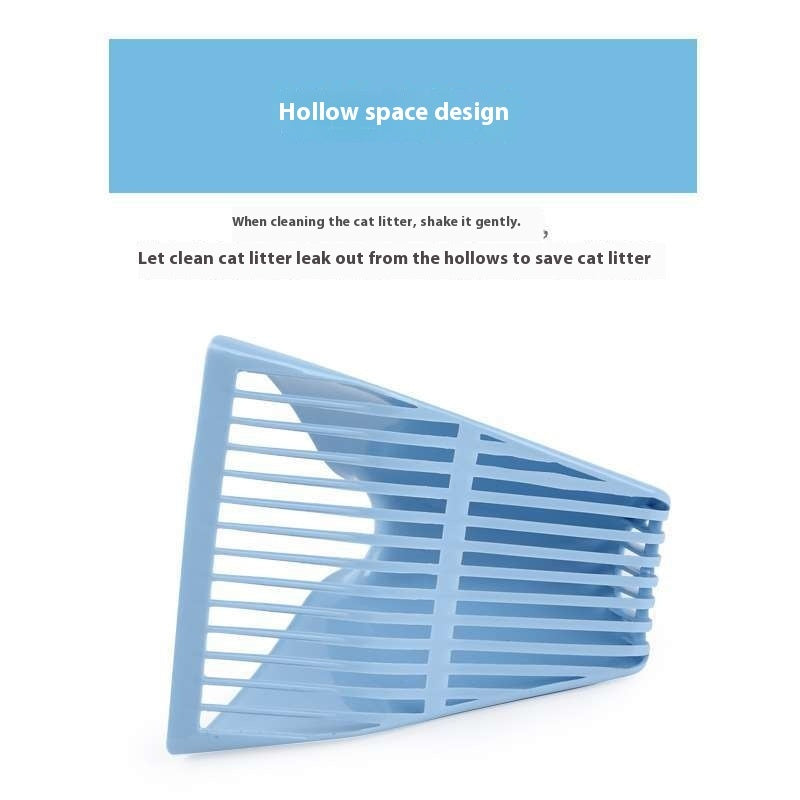 HKM-1802941 Cat Litter Scoop - Durable Plastic, Available in Pink, Green, and Sky Blue
