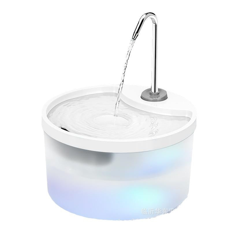 HKM-1803325 Quiet Self-Circulating Pet Water Fountain with Low-Water-Level Alert - USB Model
