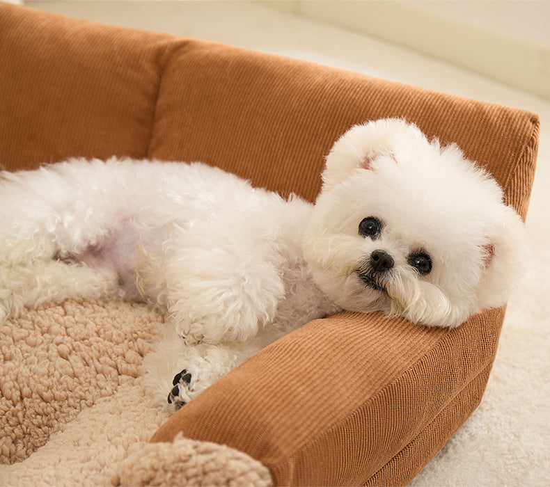 HKM-1804733 Universal All-Season Pet Nest Mat for Small to Medium Dogs and Cats, Soft Warm Cushion Bed