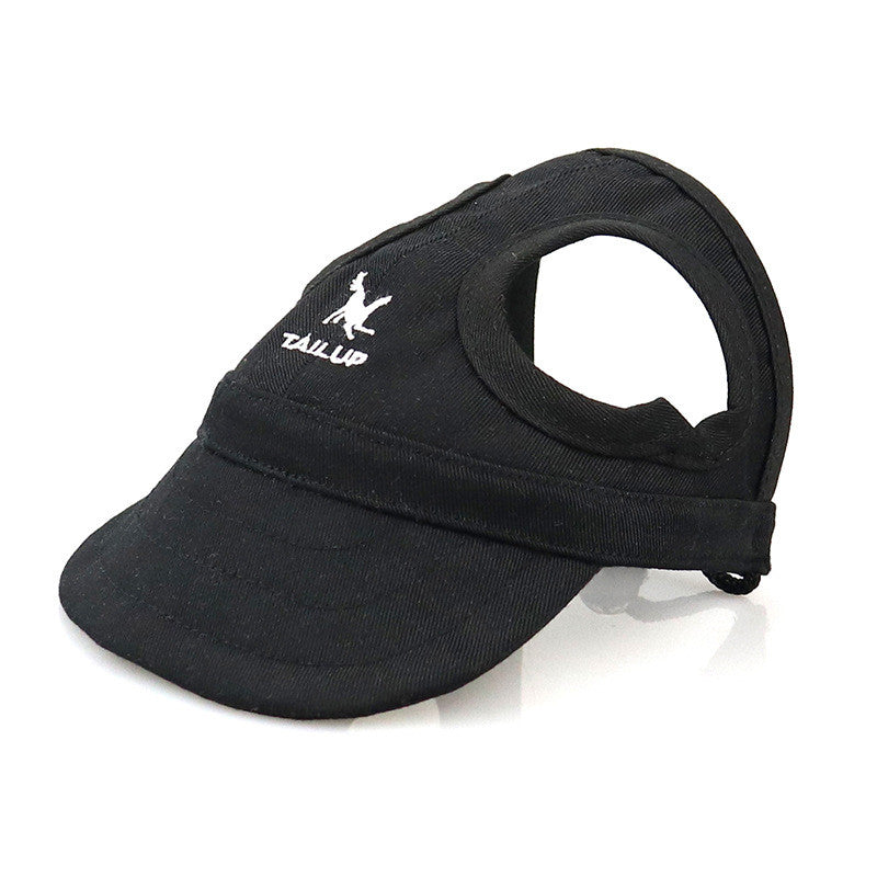 HKM-1804861 Canvas Parent-Child Outdoor Picnic Caps - Available in Black, Pink, and Blue for Pets and Owners