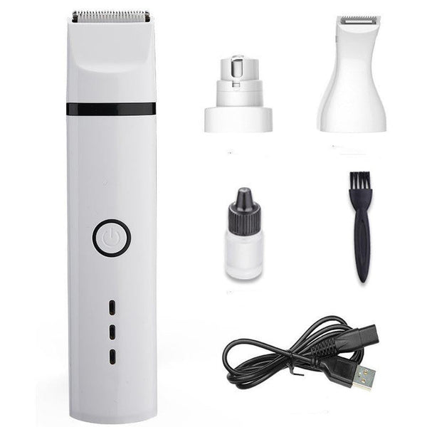 HKM-180499 Pet Grooming Shaving Device with Stainless Steel Blades, Automatic Grinding Head, and Dual Power Options