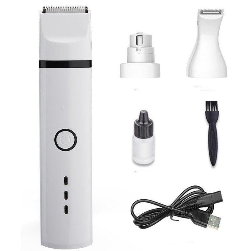 HKM-180499 Pet Grooming Shaving Device with Stainless Steel Blades, Automatic Grinding Head, and Dual Power Options