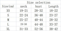 HKM-1805629 Lake Blue Princess Dress for Pets with White Bow - Gauze Skirt, Sizes XS to XL