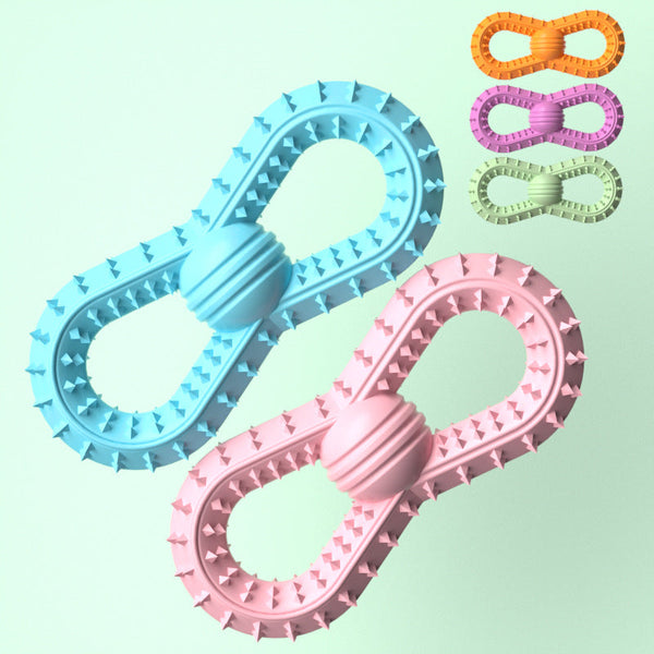 HKM-1805885 Durable Bite-Resistant Pet Ball for Dogs - Medium Size Teething Toy in Various Colors