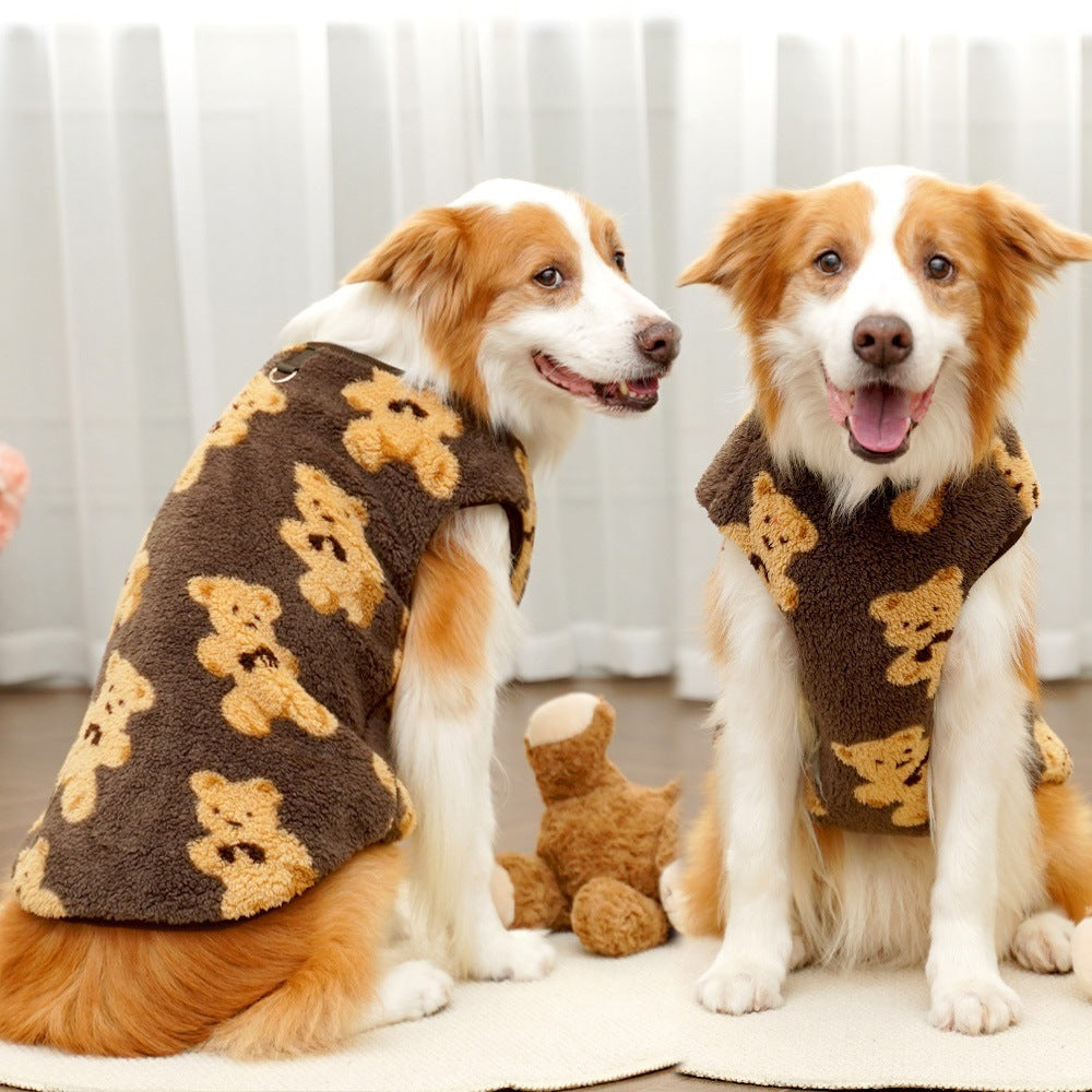 HKM-1807805 Cozy Plush Autumn and Winter Pet Costume - Sizes XS to 8XL