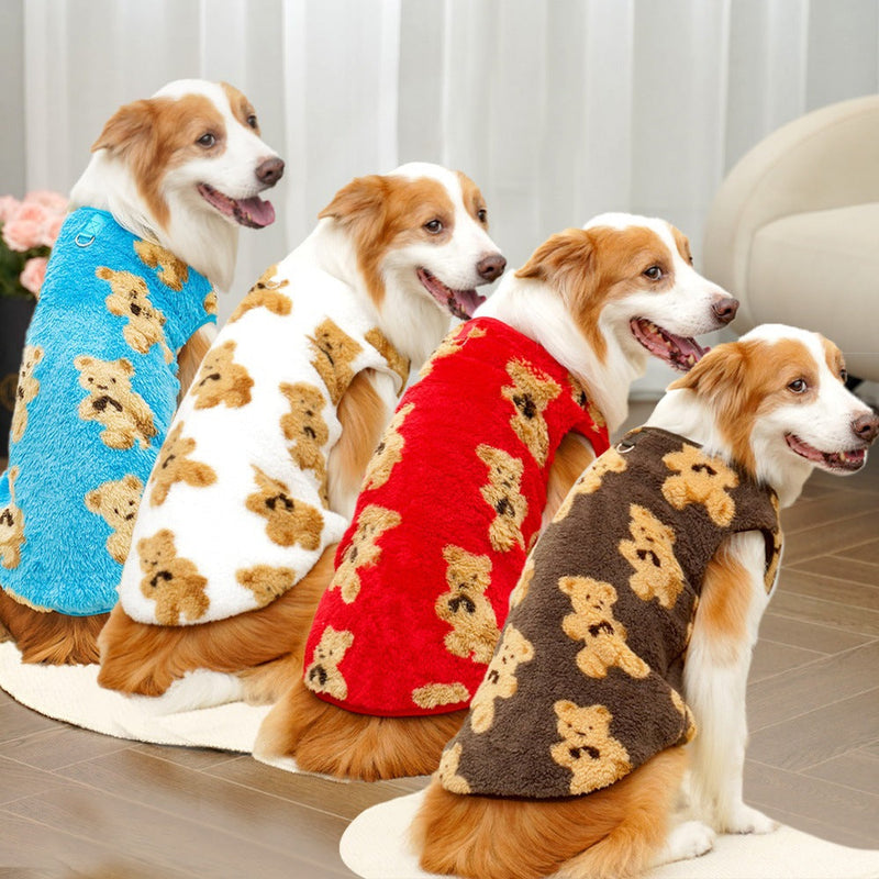 HKM-1807805 Cozy Plush Autumn and Winter Pet Costume - Sizes XS to 8XL