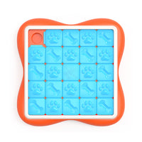 HKM-1808061 Interactive Hidden Food Puzzle Toy for Dogs - 38x38cm Plastic Design