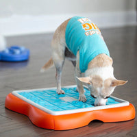 HKM-1808061 Interactive Hidden Food Puzzle Toy for Dogs - 38x38cm Plastic Design