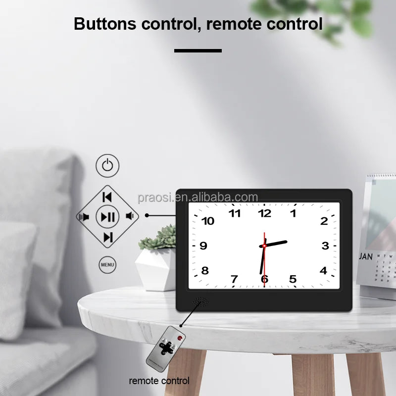 HKM-180883 Large Display Digital Calendar Clock for Memory Loss and Dementia Care