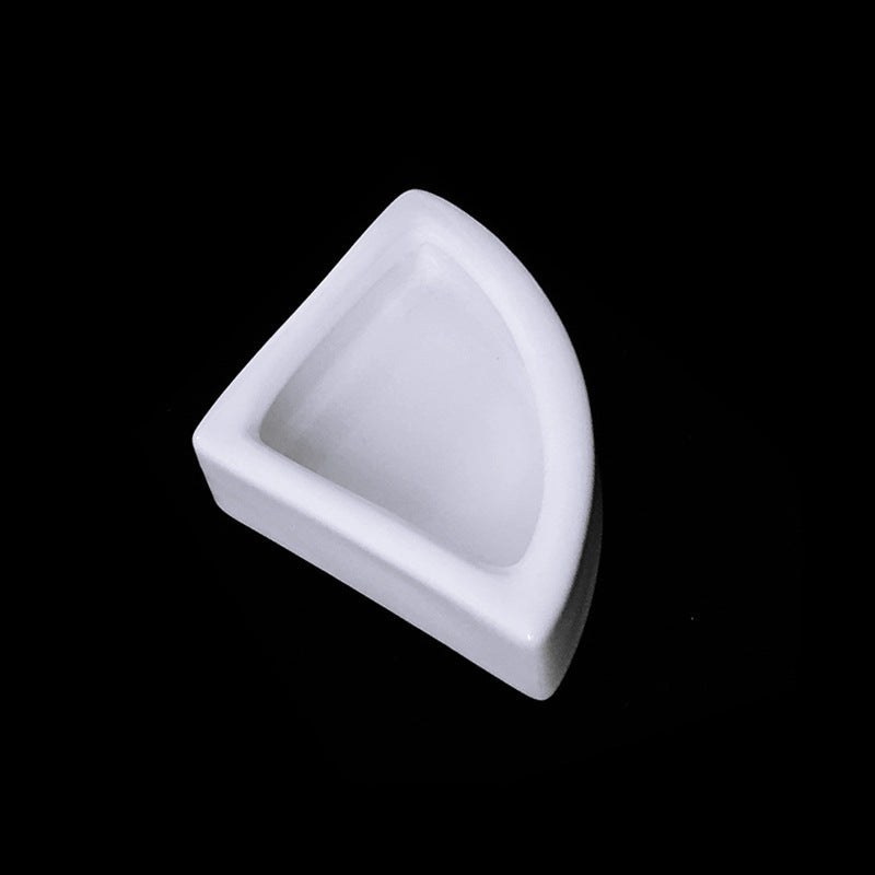 HKM-1809085 Ceramic Reptile Feeding Bowl with Smooth Curved Design for Tortoises, Lizards, and Snakes
