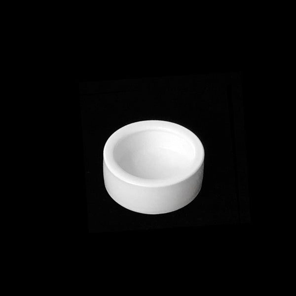 HKM-1809085 Ceramic Reptile Feeding Bowl with Smooth Curved Design for Tortoises, Lizards, and Snakes