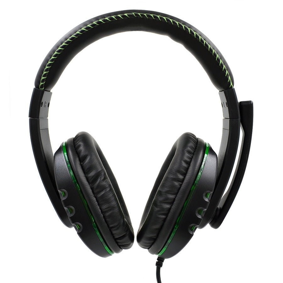 HKM-180947 Wired Gaming Headset with LED Lighting and Microphone - Model AMD-06