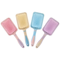 HKM-181075 Multicolor Airbag Comb for Hair Massage in Pink, Yellow, Blue, and Purple