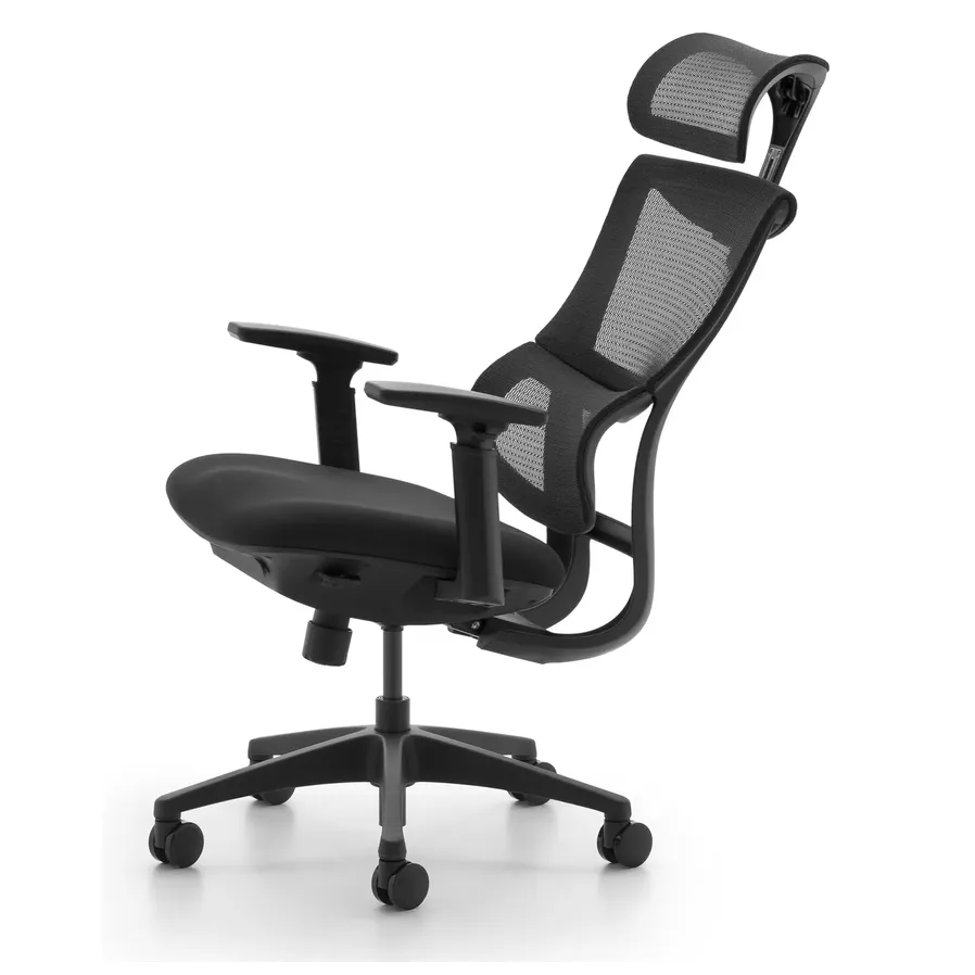 HKM-181203 Ergonomic Mesh Office Gaming Chair with Adjustable Headrest and Contemporary Design