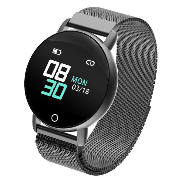 HKM-181267 Smart Health Wristband with Heart Rate Monitoring and Sleep Analysis - 1.3 Inch Silicone Design