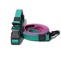 HKM-1812797 Honeycomb Embossed Dual-Color Waterproof Dog Leash Set with Enhanced Grip