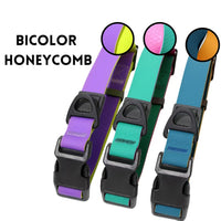 HKM-1812797 Honeycomb Embossed Dual-Color Waterproof Dog Leash Set with Enhanced Grip