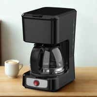 HKM-181331 5-Cup Coffee Maker with Ground Coffee Option, Clear Water Level Indicator, Non-Stick Warm Plate
