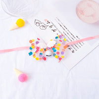 HKM-1814973 Pet Bow Tie Bell Collar with Fairy Wings for Cats and Dogs, Soft Velvet Material, Detachable Bell, Princess Style