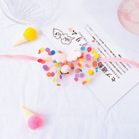 HKM-1814973 Pet Bow Tie Bell Collar with Fairy Wings for Cats and Dogs, Soft Velvet Material, Detachable Bell, Princess Style