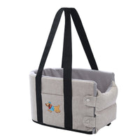 HKM-1815229 Portable Dog Car Center Console Nest with Soft Linen Fabric Options
