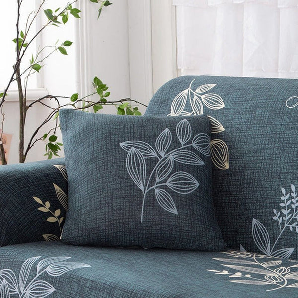 HKM-181715 New Chinese Style Doli Silk Linen Cushion with PP Cotton Filler for Living Room