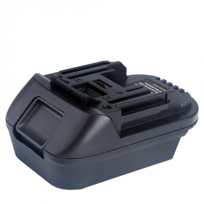 HKM-181779 Battery Adapter for DM18M to Convert Milwaukee Battery to Makita H99F Compatibility
